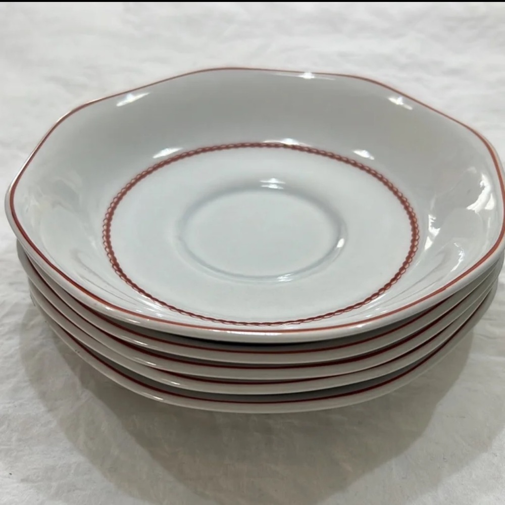 Wedgwood England Georgetown Collections Flying Cloud 5 3/4” Saucer (6)